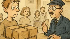 Vtip: Slovák posiela balík na poštu