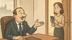 Vtip: Sekretárka hovorí riaditeľovi: Prišla SMS-ka