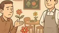 Vtip: Pán hlavný, prečo umelé kvety?