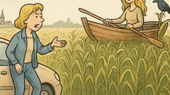 Vtip: Blondínka zastaví pri kukuričnom poli