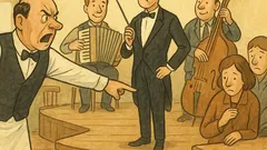 Vtip: Vrchný kričí na kapelníka v bare