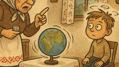 Vtip: Babička, prečo sa Zem točí?