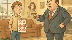 Vtip: Bohatý študent prinesie samé päťky