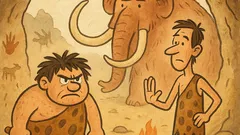 Vtip: Praveký človek v jaskyni vraví…