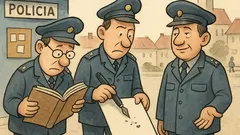 Vtip: Čo znamenajú hviezdičky policajta?