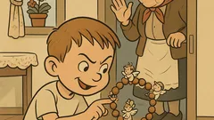 Vtip: Janko sa hrá s ružencom...