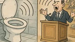 Vtip: WC vs. náš parlament — rozdiel?