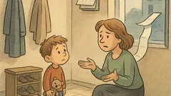 Vtip: Chlapček sa pýta: Je ocko doma?