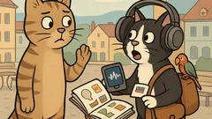 Vtip: Stretnú sa dve mačky