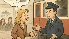 Vtip: Ide tento vlak do Prahy?