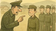 Vtip: Veliteľ čaty chce vaše iniciály