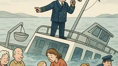 Vtip: Kapitán do megafónu: Nikto nepanikárte!