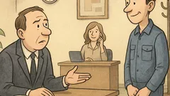 Vtip: Pán Kováč, odkedy pracujete v našej firme?