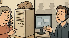 Vtip: Volá zákazník s Windows 98…