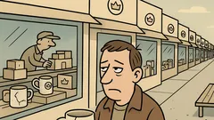 Vtip: V obchode svieti nápis „len u nás“