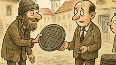 Vtip: Bezdomovec predal ďalší poklop z kanála