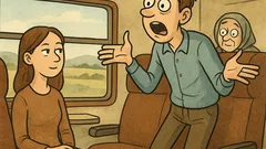 Vtip: Mladík v kupé osloví mlčiacu slečnu…