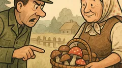 Vtip: Horár hovorí starej žene…