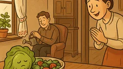 Vtip: Ako volá vegetariánka k obedu?