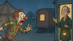 Vtip: Uprostred noci beží klaun za riaditeľom