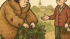 Vtip: Maliny zbierate v huňatom kožuchu?