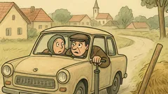 Vtip: Nový Trabant má airbag…