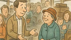 Vtip: Pani, chcete si sadnúť?