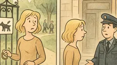 Vtip: Príde blondínka k bráne parku...