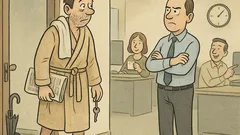 Vtip: Prečo ste prišli do práce neskôr?