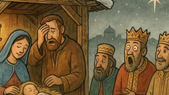 Vtip: Traja králi prišli do Betlehema...