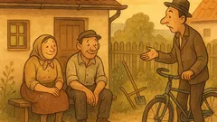 Vtip: Gazda so ženou orie záhradku...