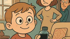 Vtip: Ocko, je atrament veľmi drahý?