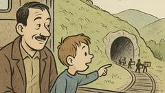 Vtip: Syn sa pýta otca vo vlaku…