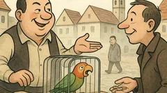 Vtip: Papagáj vie len „samozrejme“