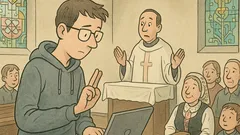 Vtip: Programátor vojde do kostola a povie…