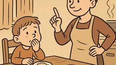 Vtip: Mamina mu vraví: „Poďakuj sa!“