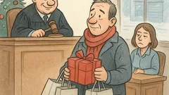 Vtip: Boli Vianoce a sudca mal dobrú náladu